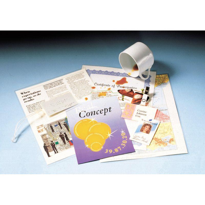 Image de  Boite de 100 pochettes à plastifier format 303x426mm pour document A3 ép 75/80µ 