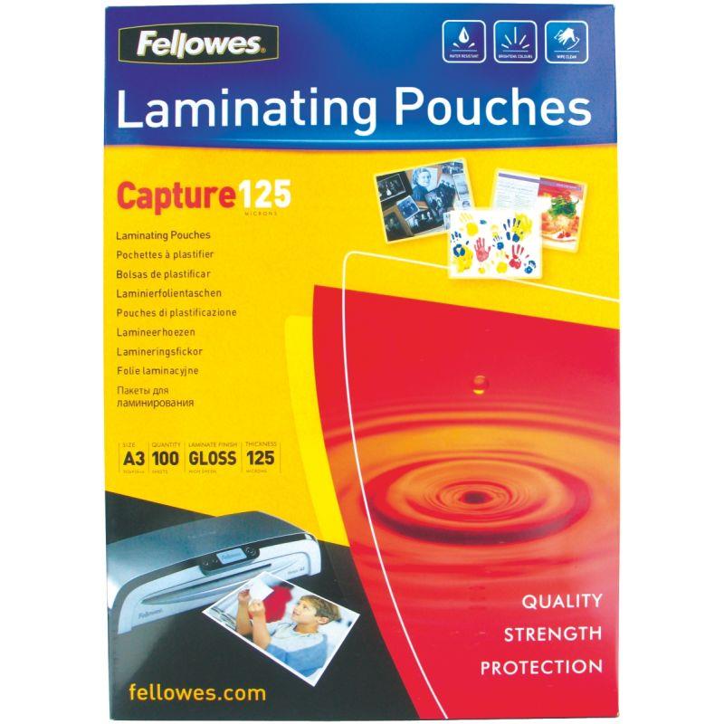 Image de  Boite de 100 pochettes à plastifier format 303x426mm pour document A3 ép 125µ 