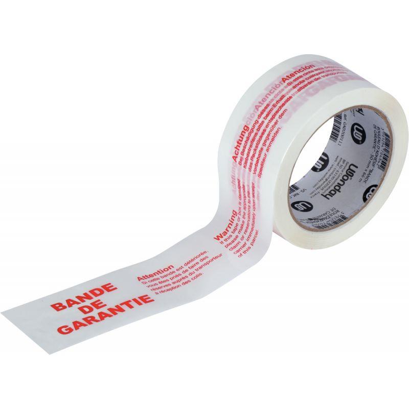 Image de  Lot de 6 rouleaux adhésifs Bande de garantie 66mx50mm 