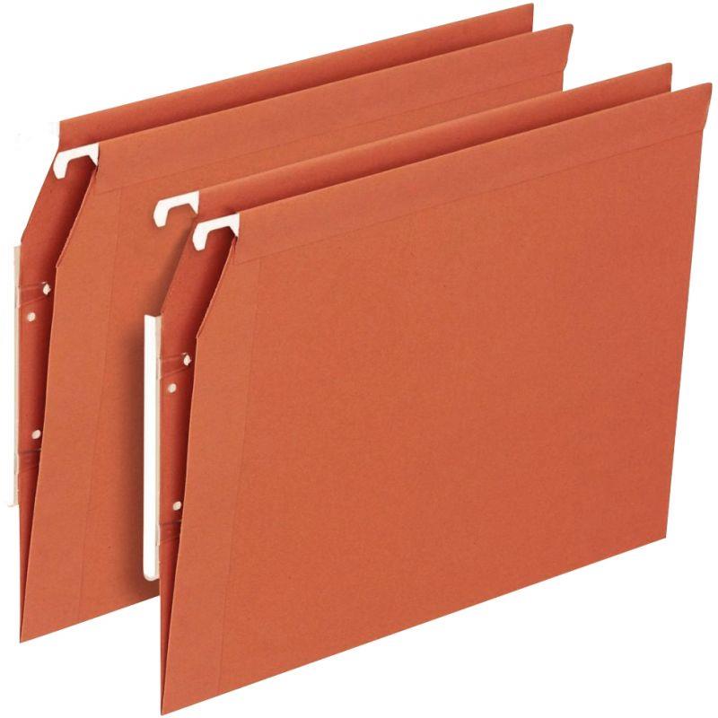 Image de  Paquet de 25 dossiers suspendus en kraft recyclé 230g pour armoire, dos V 