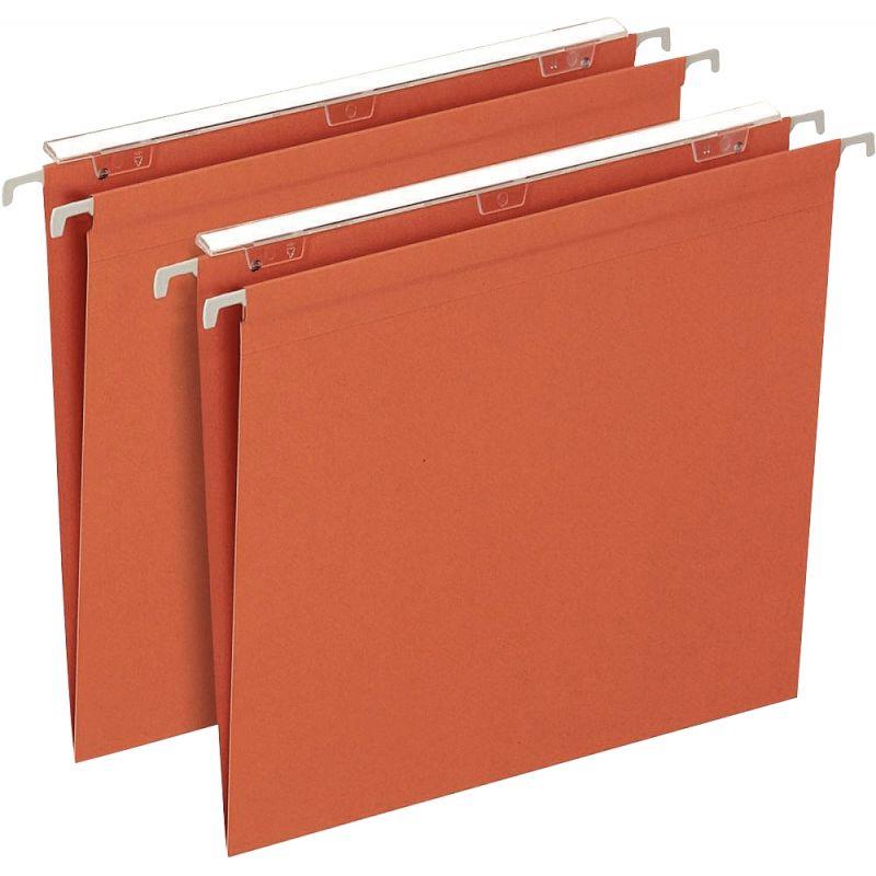 Image de  Paquet de 25 dossiers suspendus en kraft recyclé 230g pour tiroir, dos V 
