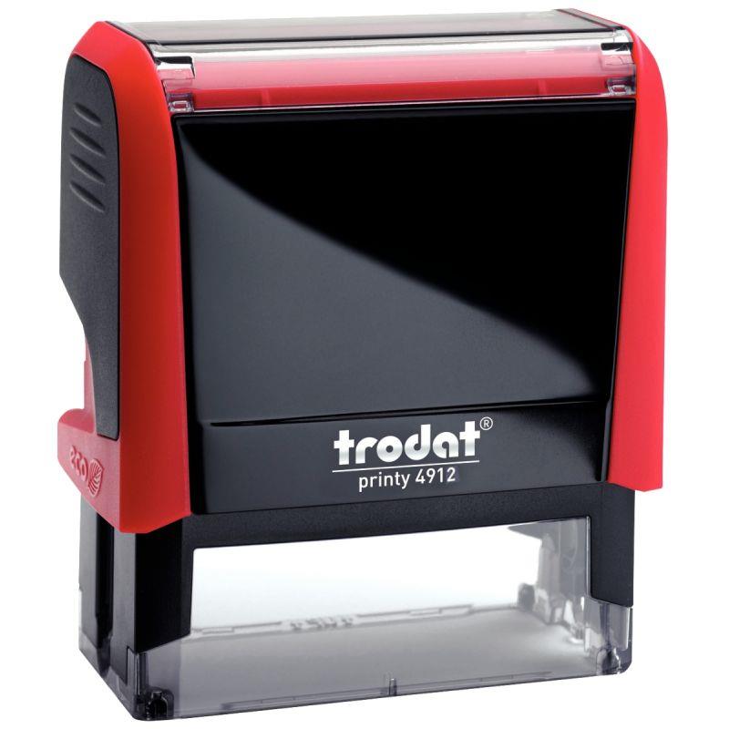 Image de  Timbre X-Print avec formule commerciale à encrage automatique RAPPEL encré coloris rouge 