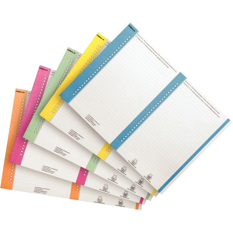 Image de  Paquet de 10 planches d''étiquettes pour dossiers suspendus armoire, numéro 8, coloris assortis 