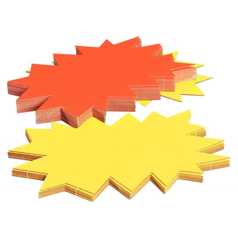Image de  Paquet de 25 éclatés format 16x24 coloris jaune/orange 