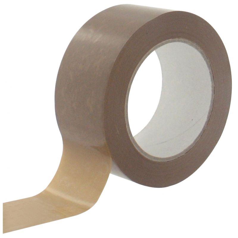 Image de  Lot de 6 rouleaux adhésifs en PVC havane 100mx50mm 