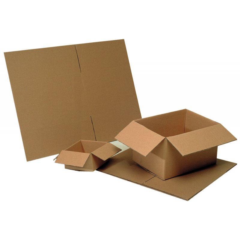 Image de  Paquet de 20 caisses américaines 200x200x110mm simple cannelure 