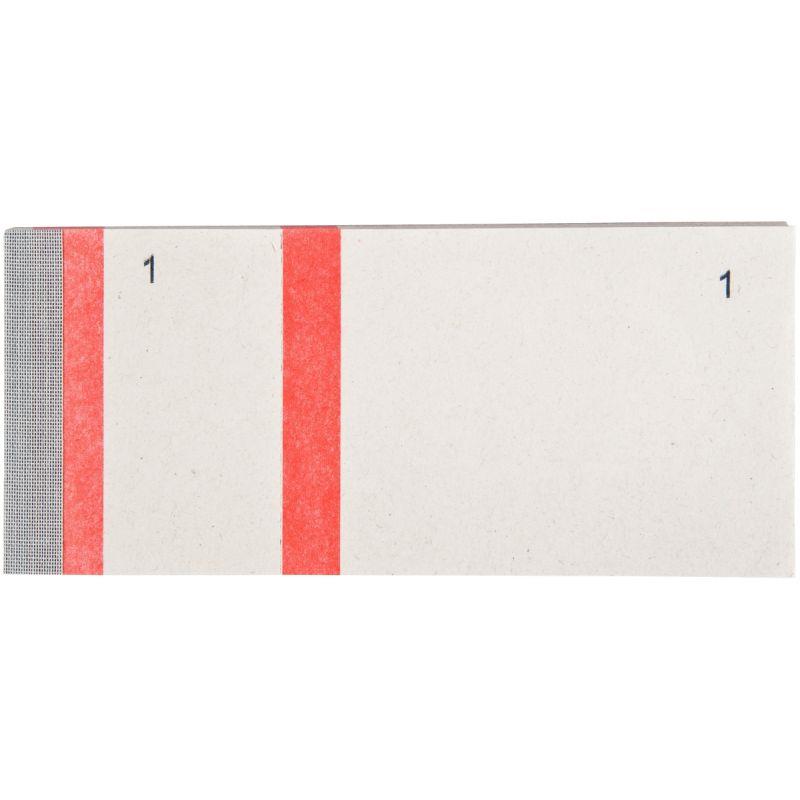 Image de  Lot de 10 blocs numérotés à souches 1 souche, coloris rouge 