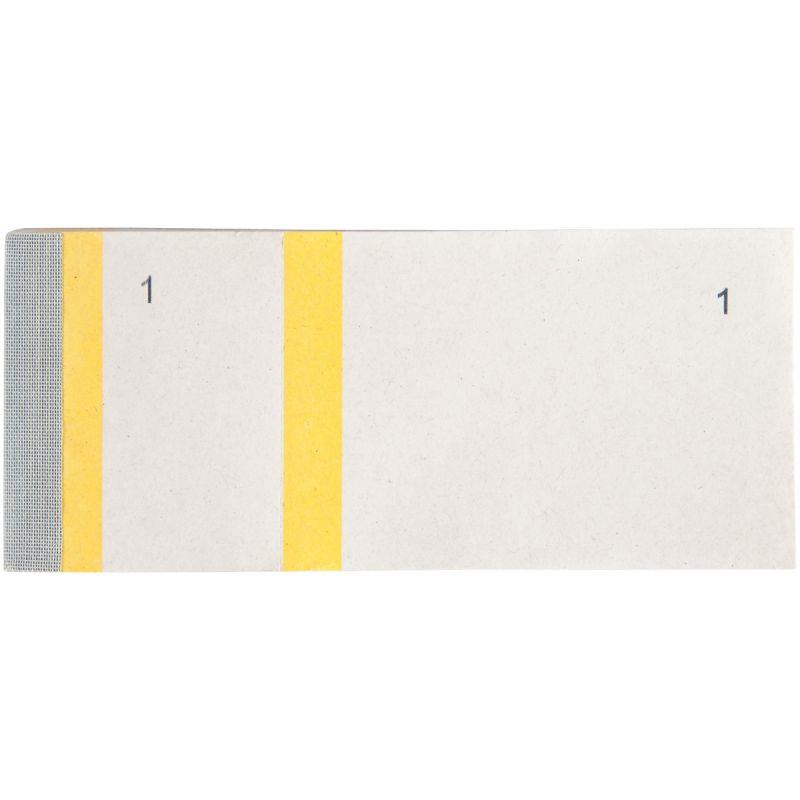 Image de  Lot de 10 blocs numérotés à souches 1 souche, coloris jaune 