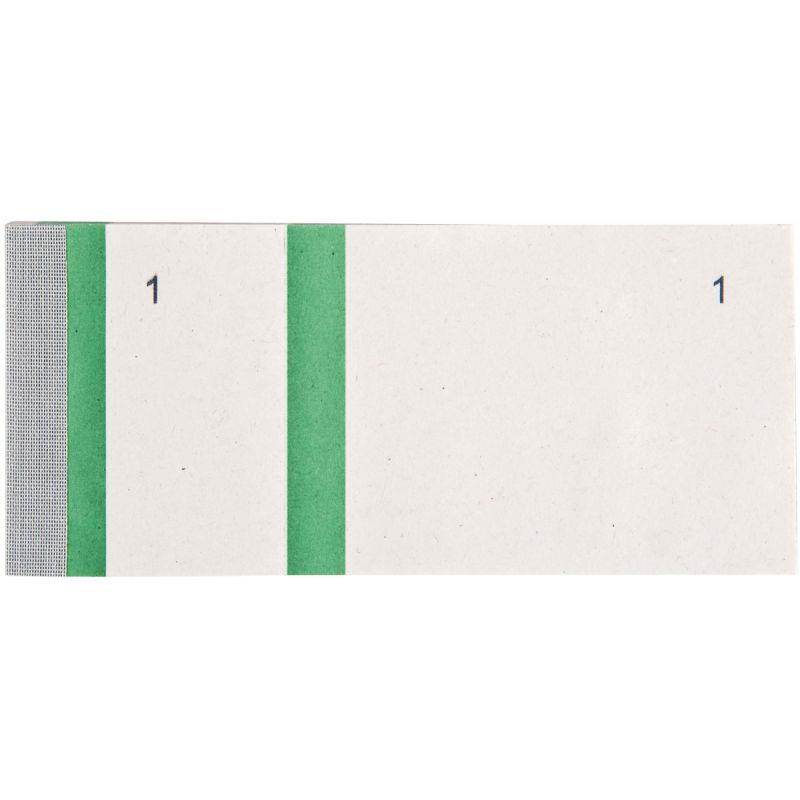 Image de  Lot de 10 blocs numérotés à souches 1 souche, coloris vert 