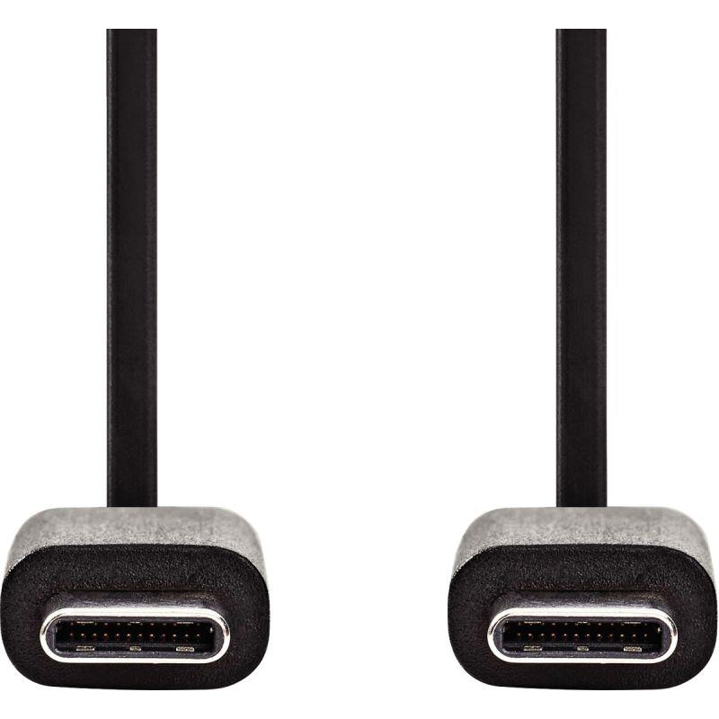Image de  Cordon USB type C vers type C 1m noir 