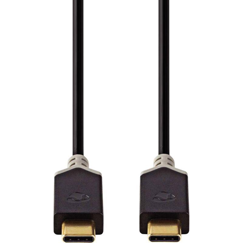 Image de  Cordon USB type C vers type C 1m noir 