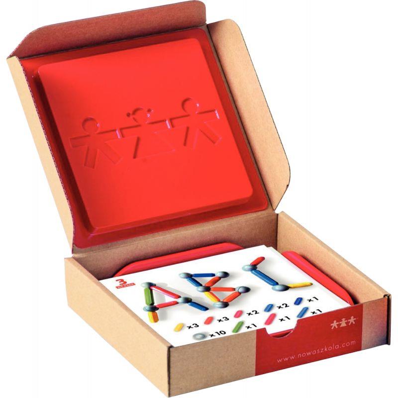 Image de  Boite de 24 fiches d''activités pour le jeu magnétique 54218 
