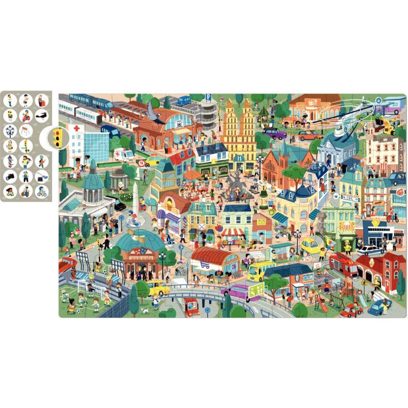 Image de  Puzzle d''observation 104 pièces, la ville 