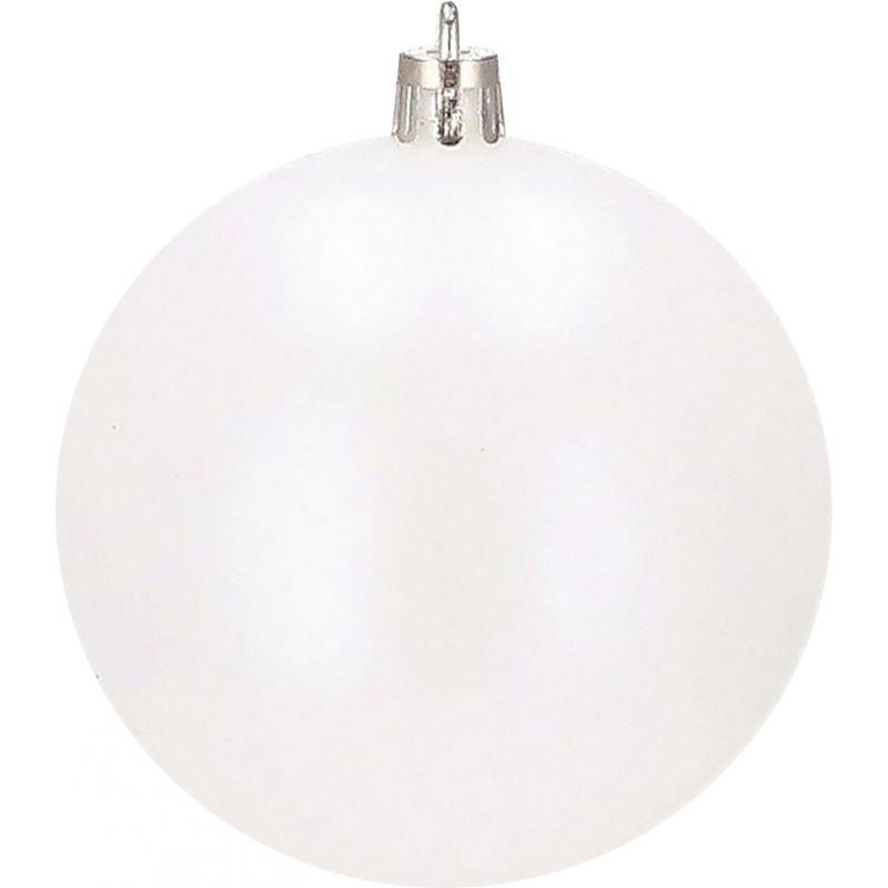 Image de  Boite de 39 boules en plastique blanc 