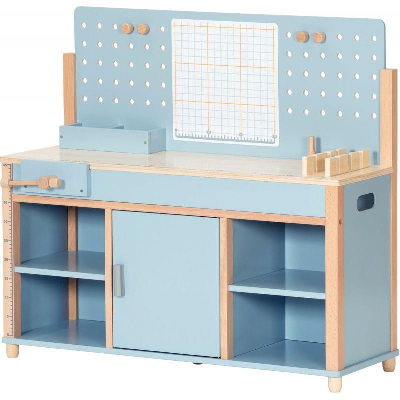 Image de  Grand établi en bois pastel 