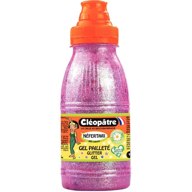 Image de  Carton de 4 Flacons 500 ml de gels pailletés décoratifs 