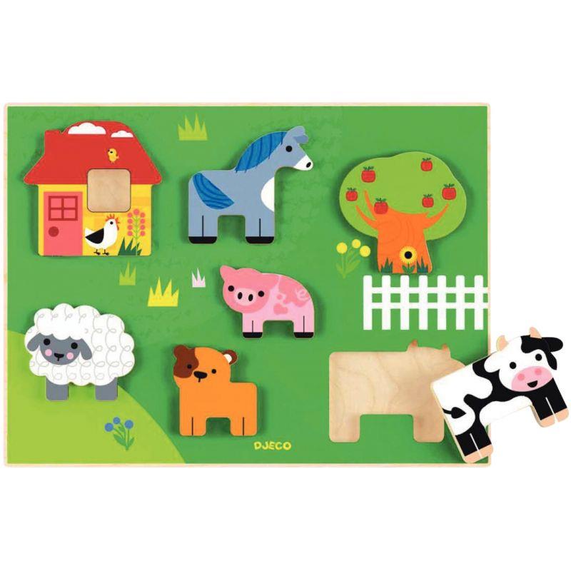 Image de  Encastrement relief en bois Farm Story 