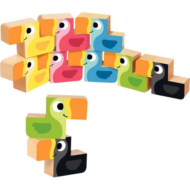 Image de  Jeu d''équilibre les toucans + guide modèles 