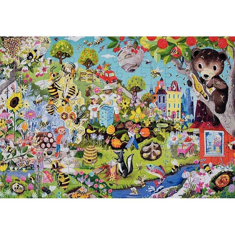 Ref. 43356, Puzzle 100 pièces EEBOO, protection des abeilles, marque N.C