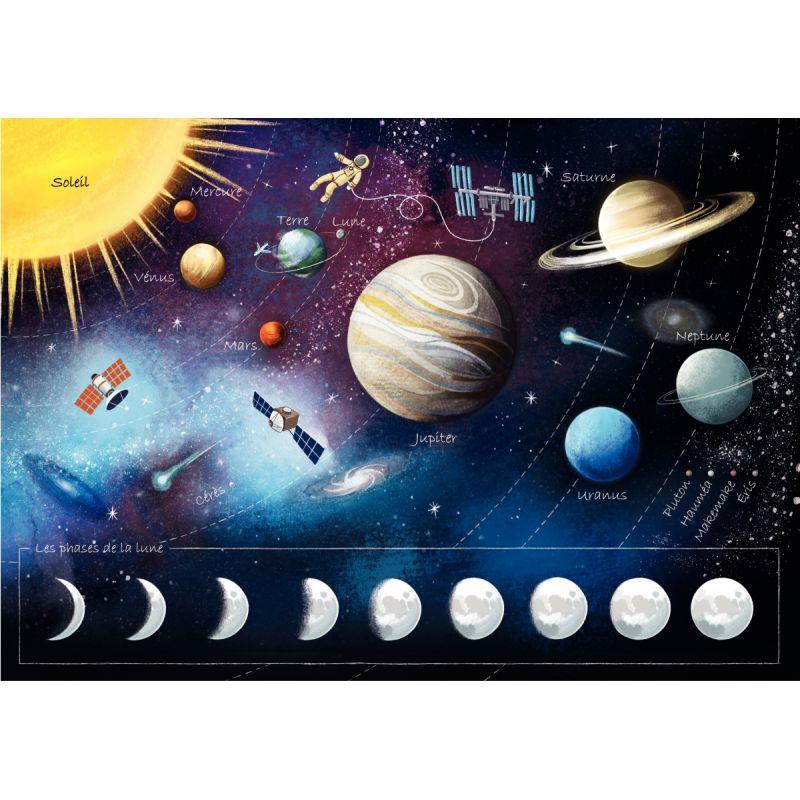 Image de  Puzzle en bois d''environ 100 pièces, les planètes 