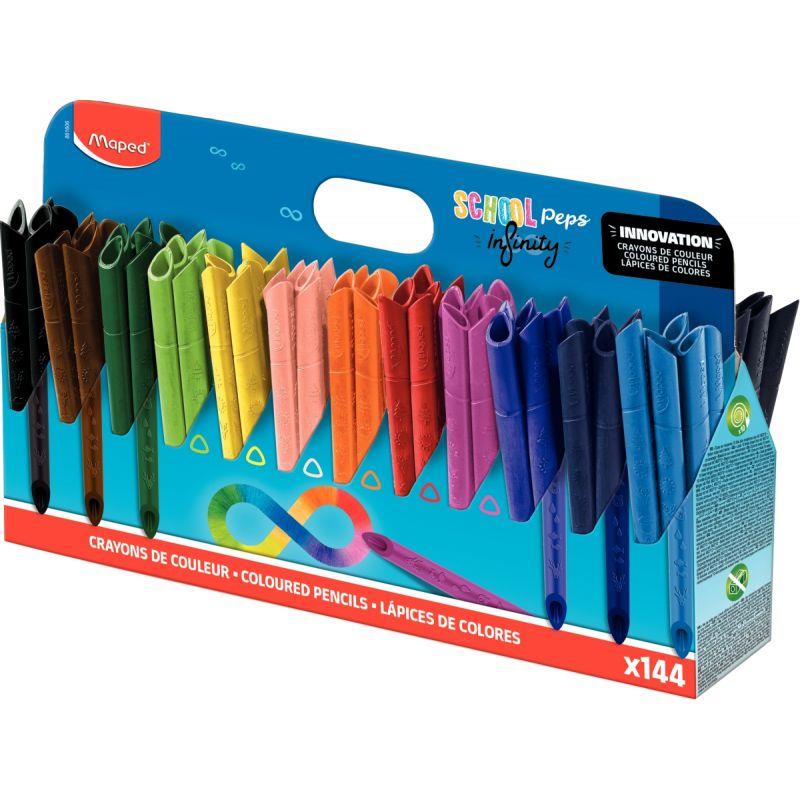 Image de  Classpack de 144 crayons de couleur Infinity 