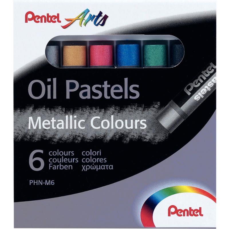 Image de  Boîte de 6 pastels PHN métal assortis 
