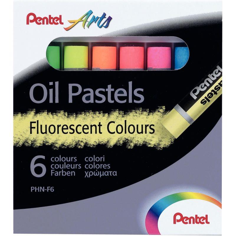 Image de  Boîte de 6 pastels PHN fluo assortis 