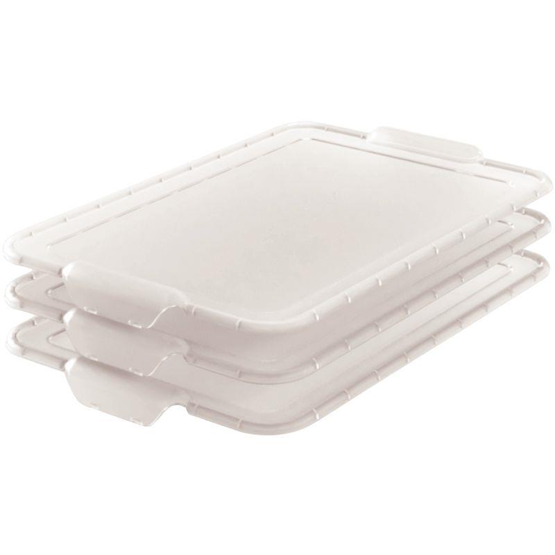 Image de  Lot de 3 couvercles en plastique pour bacs 