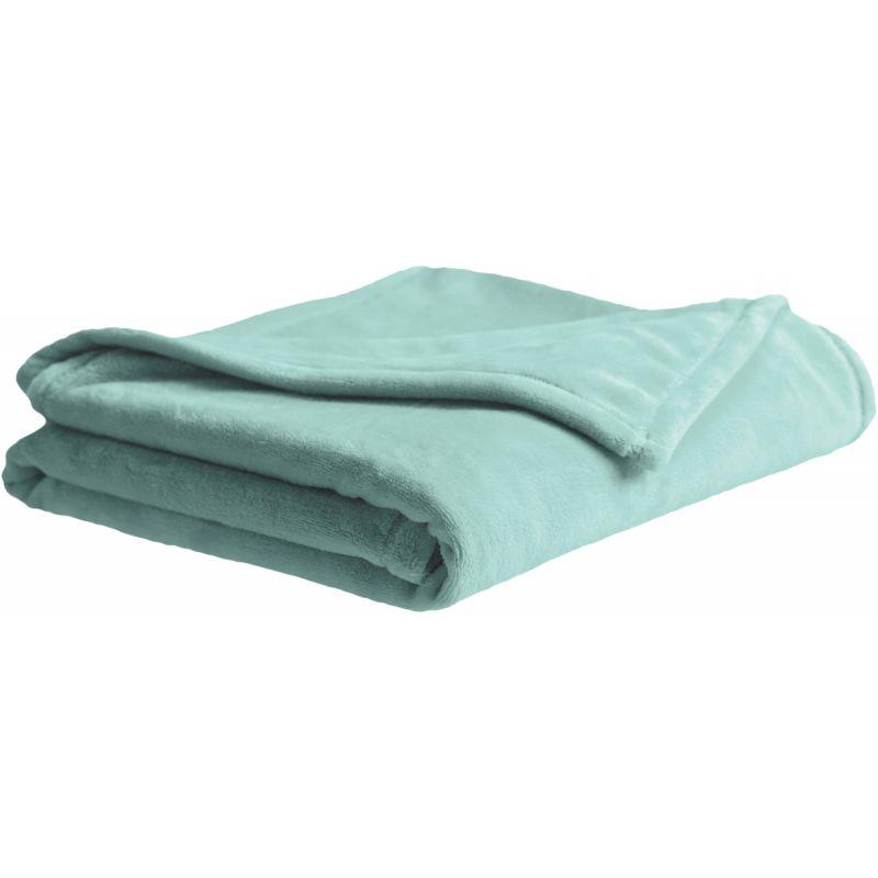 Image de  Couverture microfibre 110x85cm lagon 