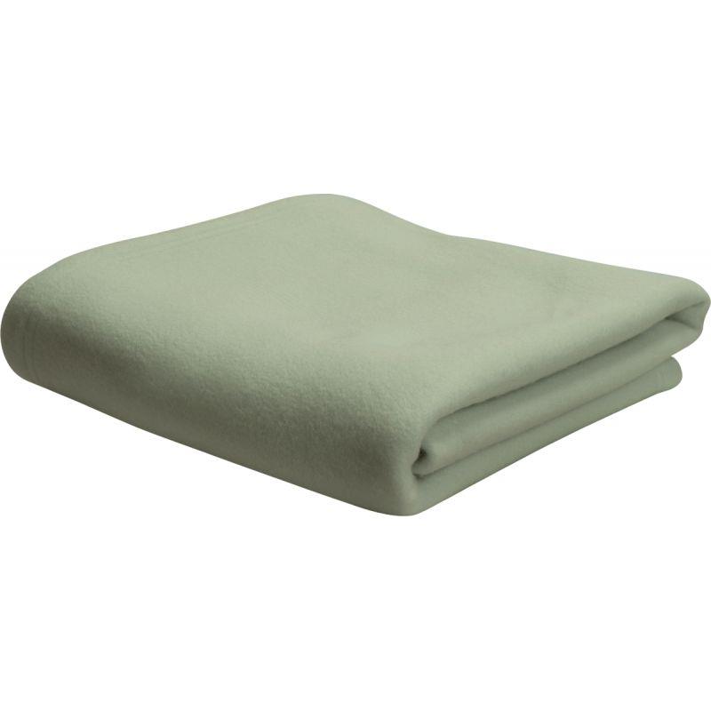 Image de  Couverture polaire 110x85cm 350g verte 