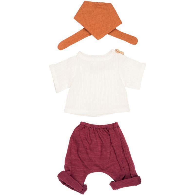 Image de  Lot de 3 tenues garçons pour poupées 30/32 cm 