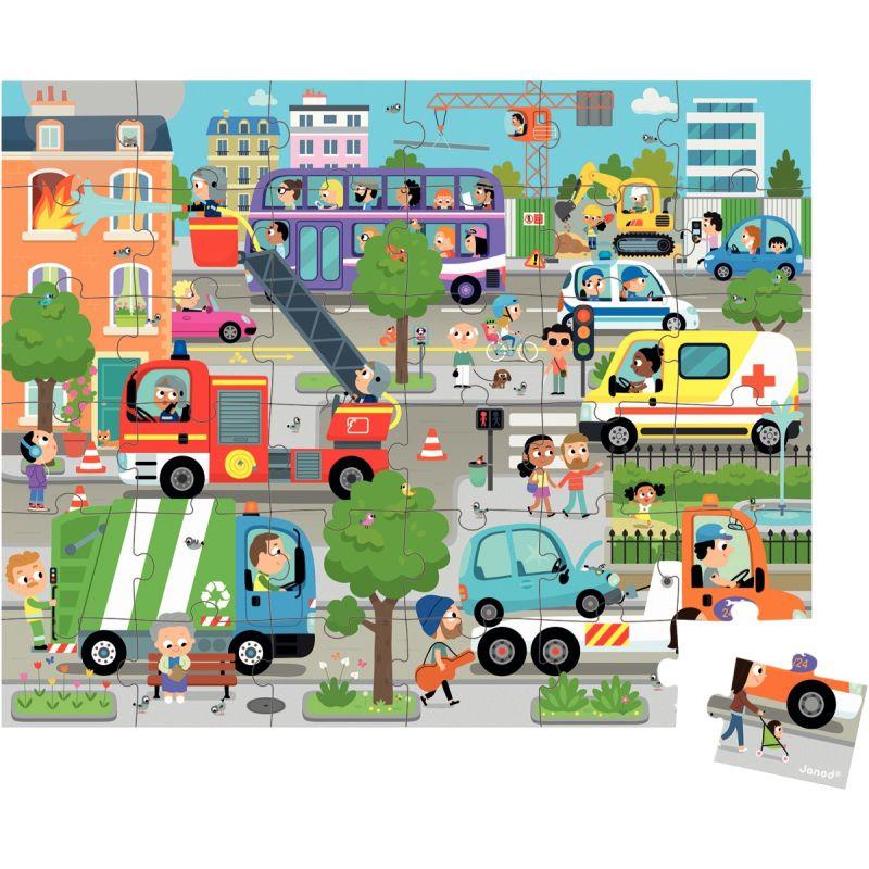 Image de  Puzzle 36 pièces la ville 