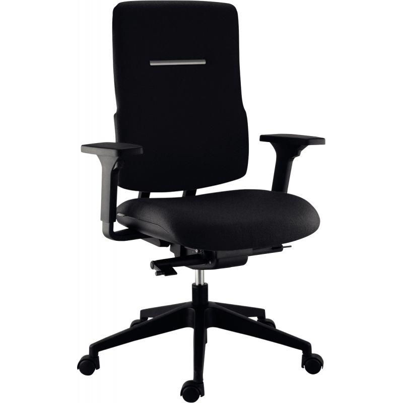 Image de  Siège manager Erga avec translation d''assise noir 