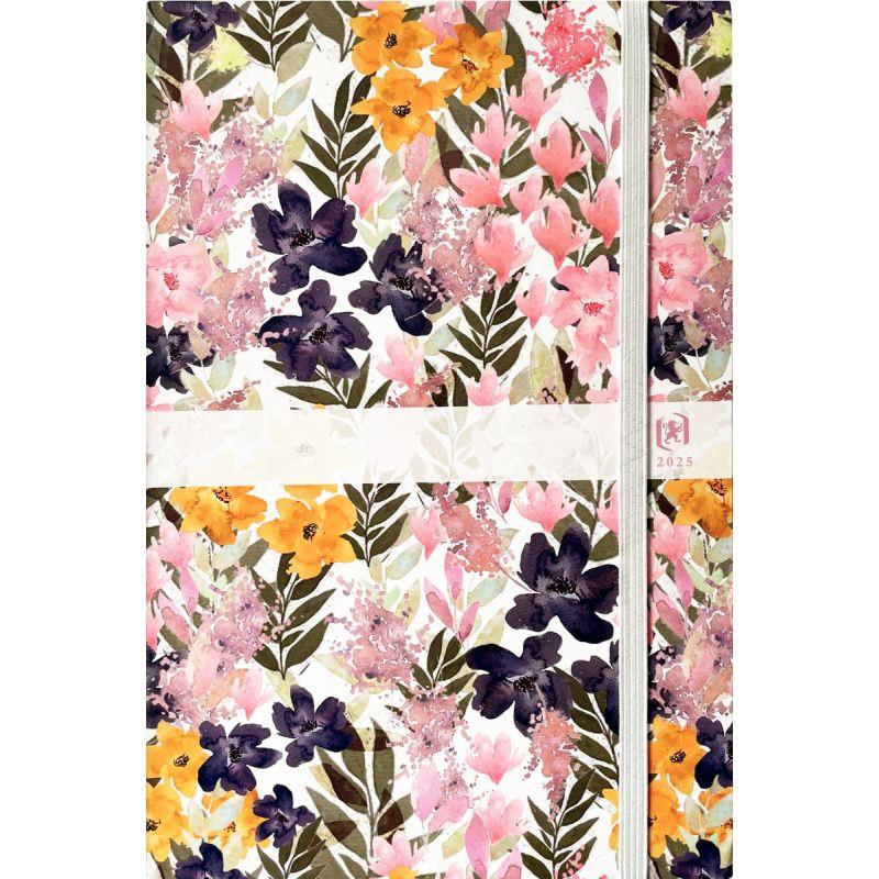 Image de  Agenda semainier Flowers 10x15cm fleurs 