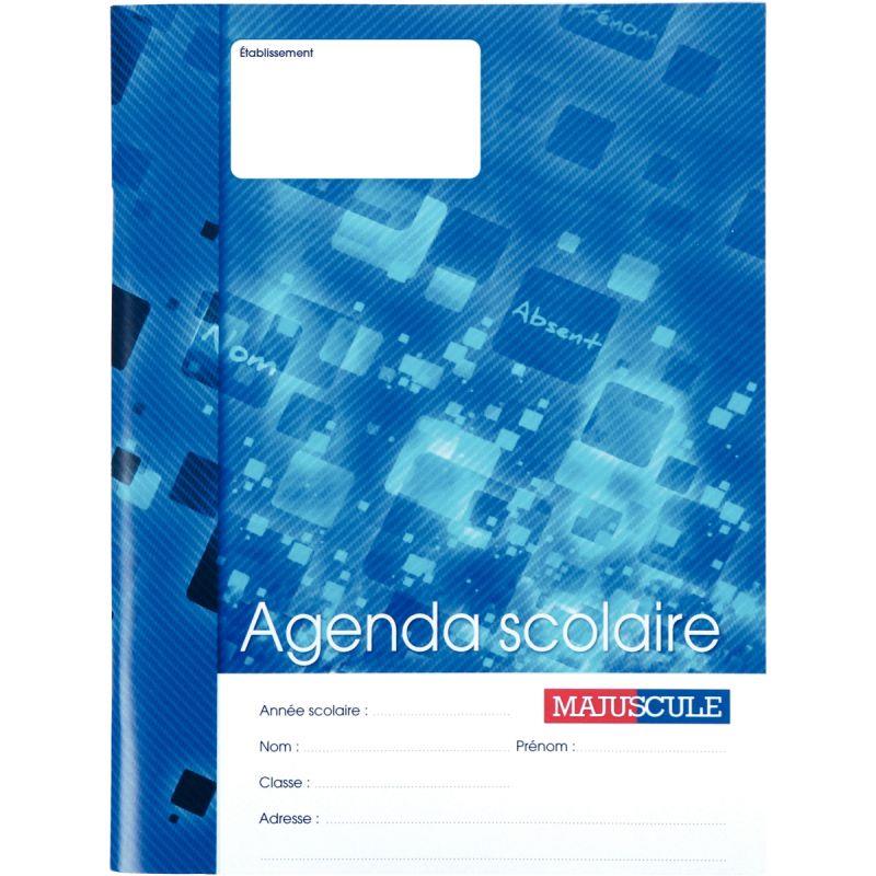 Image de  Agenda scolaire 17x22cm 80 pages agrafées couverture dossier 250g 