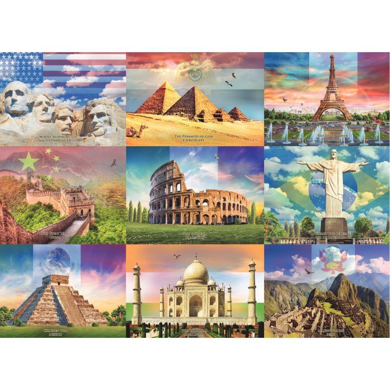 Image de  Puzzle XXL 200 pièces, les monuments du monde 