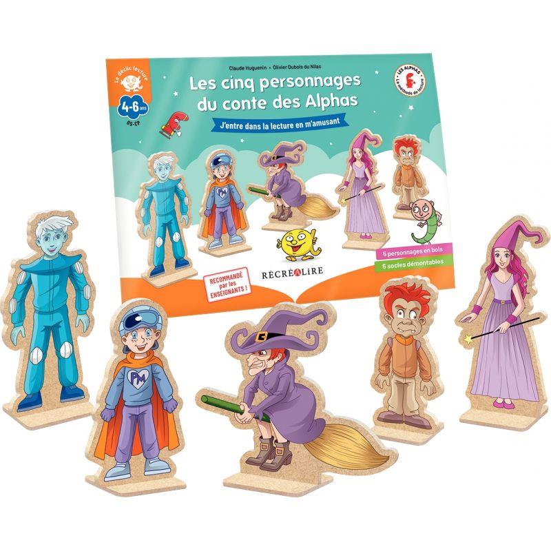 Image de  Les 5 personnages du conte 