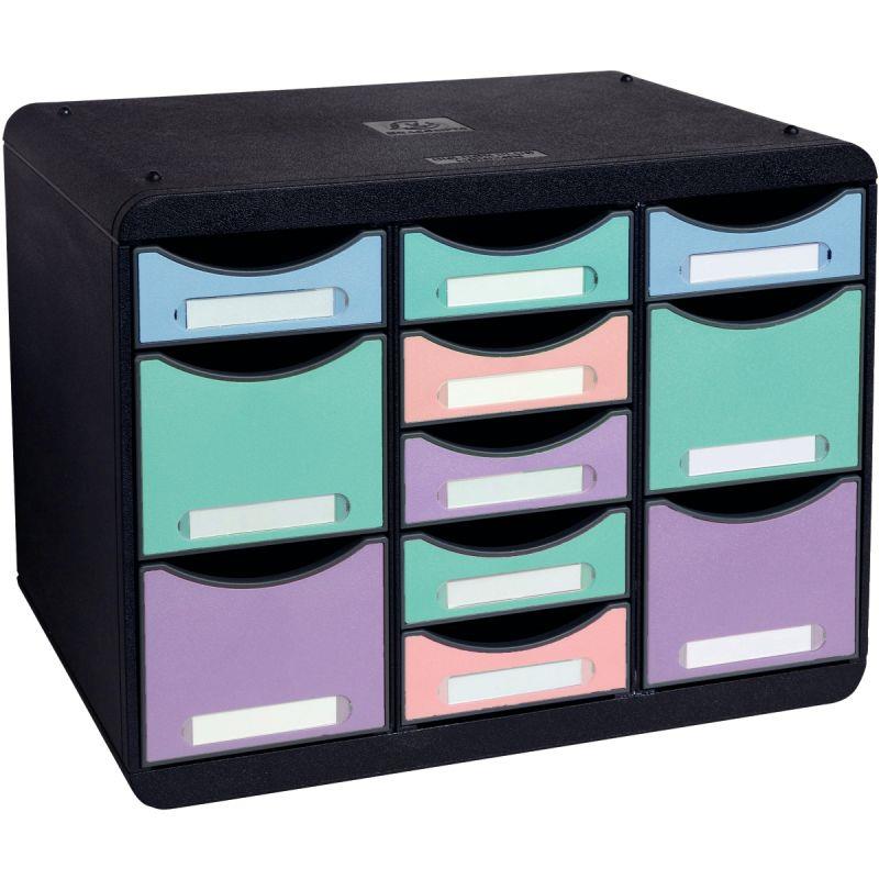 Image de  Module 11 tirois STOREBOX à l''italienne noir/pastel 