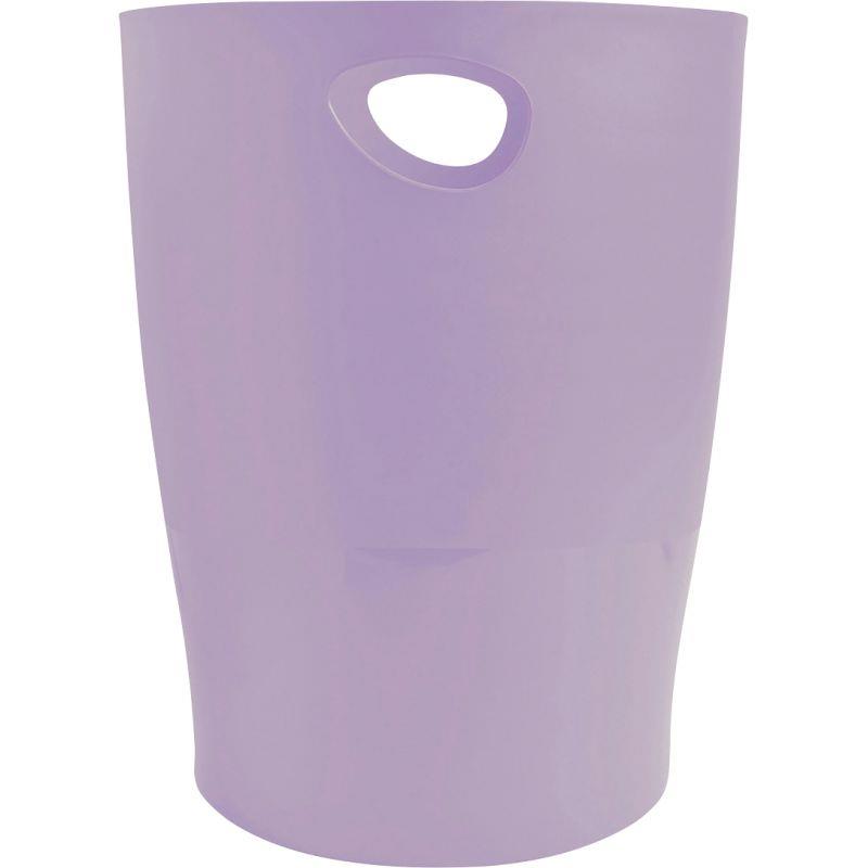 Image de  Corbeille à papier ECOBIN 15L mauve pastel 