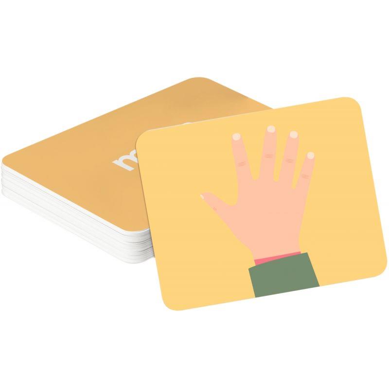 Image de  26 cartes recto/verso les parties du corps 