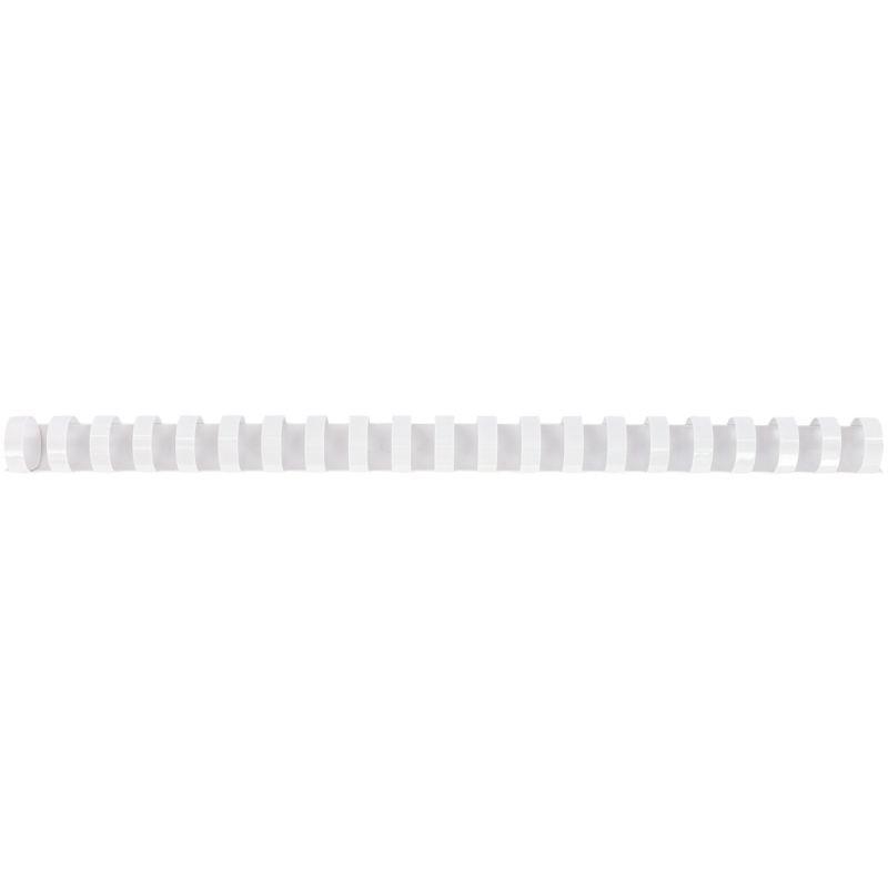 Image de  Boîte de 100 reliures plastiques couleur Ø 19mm blanc 
