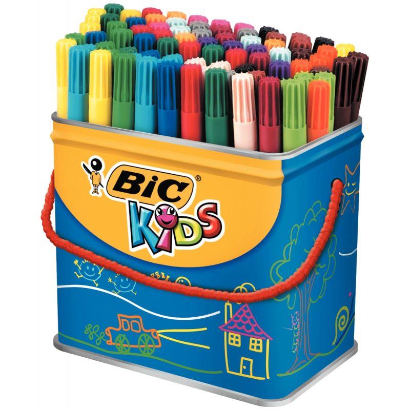 Image de  Maxi pot de 84 feutres Visa assortis 