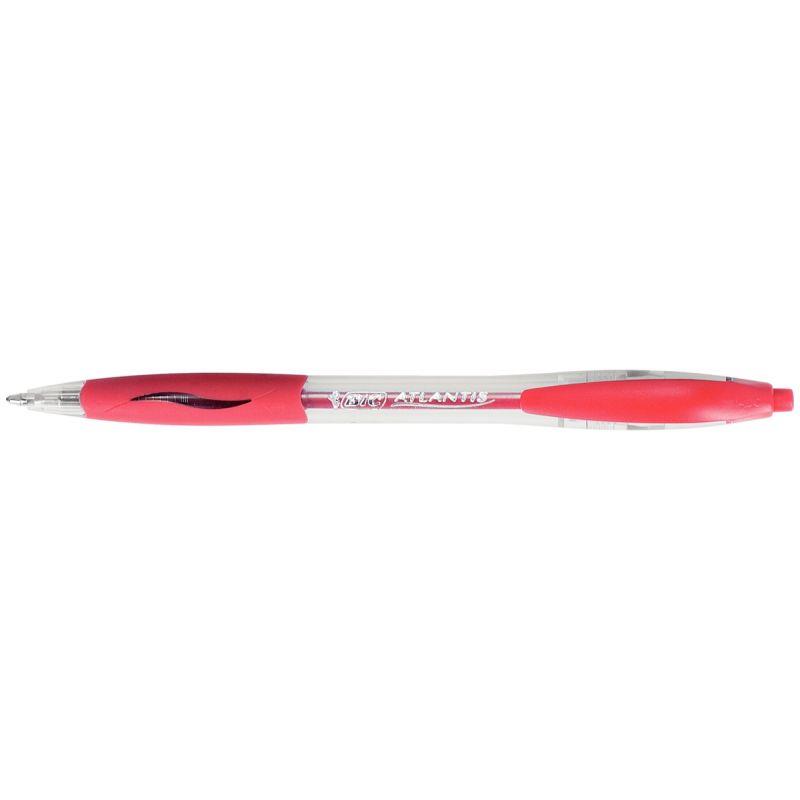 Image de  Stylo Atlantis rétractable rouge 