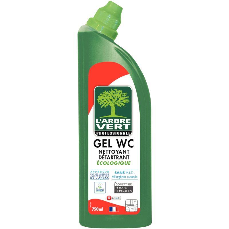 Image de  Flacon 750ml gel WC nettoyant détartrant ARBRE VERT 