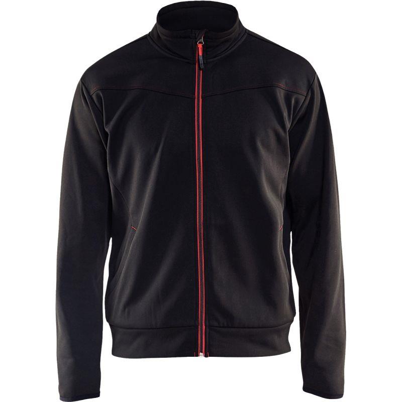 Image de  Sweat à zip noir taille XL 