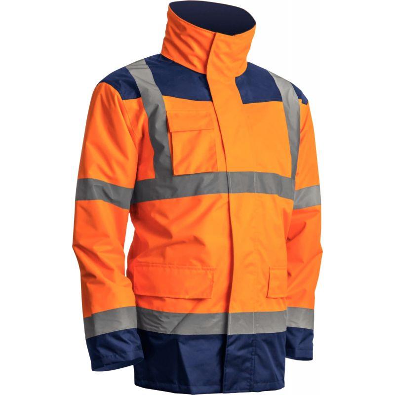 Image de  Parka haute visibilité 3 en 1 orange taille 2XL 
