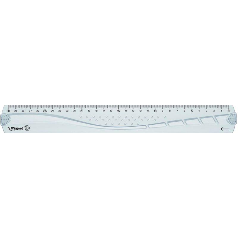 Image de  Règle plate gaucher GEOMETRIC 30cm 