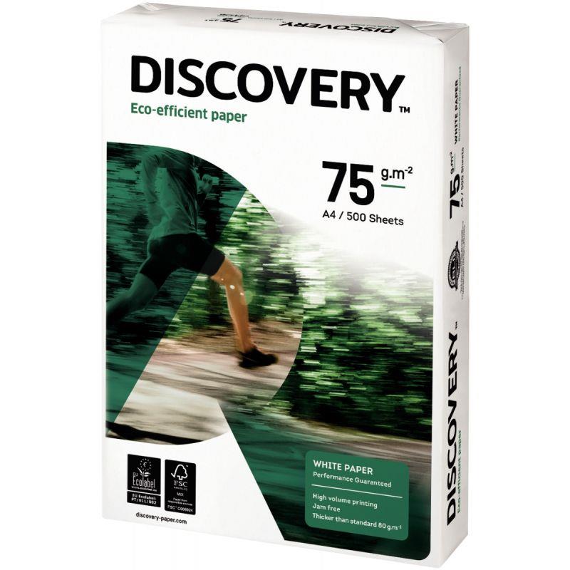 Image de  Ramette de 500 feuilles format A4 75g blanc DISCOVERY 