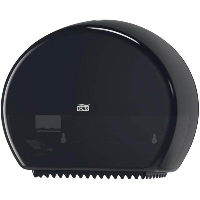 Image de  Distributeur de papier hygiénique JUMBO T2 noir 
