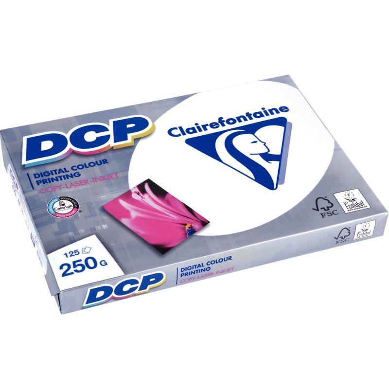 Image de  Paquet de 125 feuilles laser format A4 250g blanc DCP 